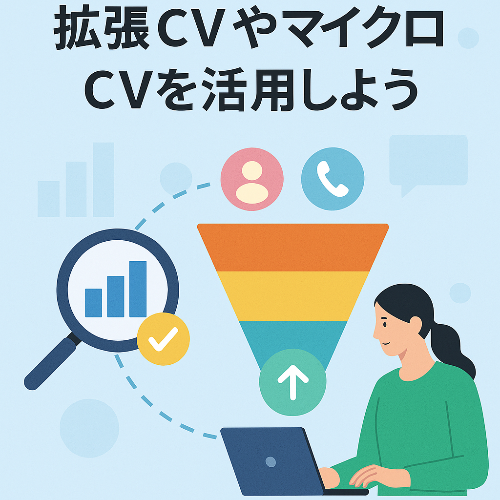 「拡張CV」「マイクロCV」とは？広告成果を最大化するための計測ポイント解説